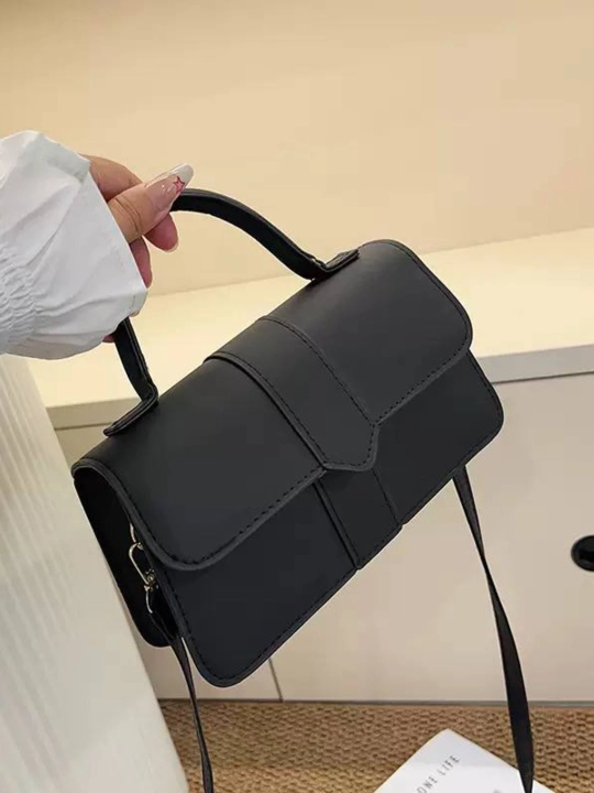 Ayollar kross-bodi sumkasi, JACQUEMUS uslubidagi tutqichli ekocharm