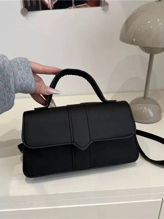 Ayollar kross-bodi sumkasi, JACQUEMUS uslubidagi tutqichli ekocharm