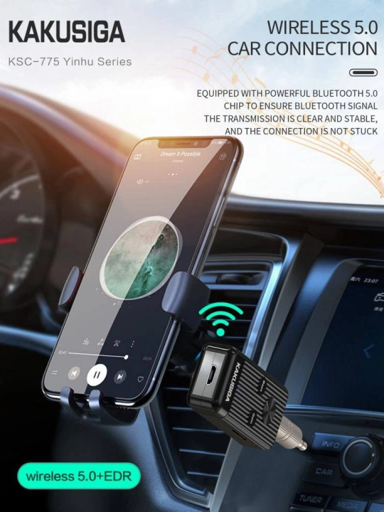 Беспроводной приемник для автомобиля Kakusiga, модель 775, Bluetooth 5.0