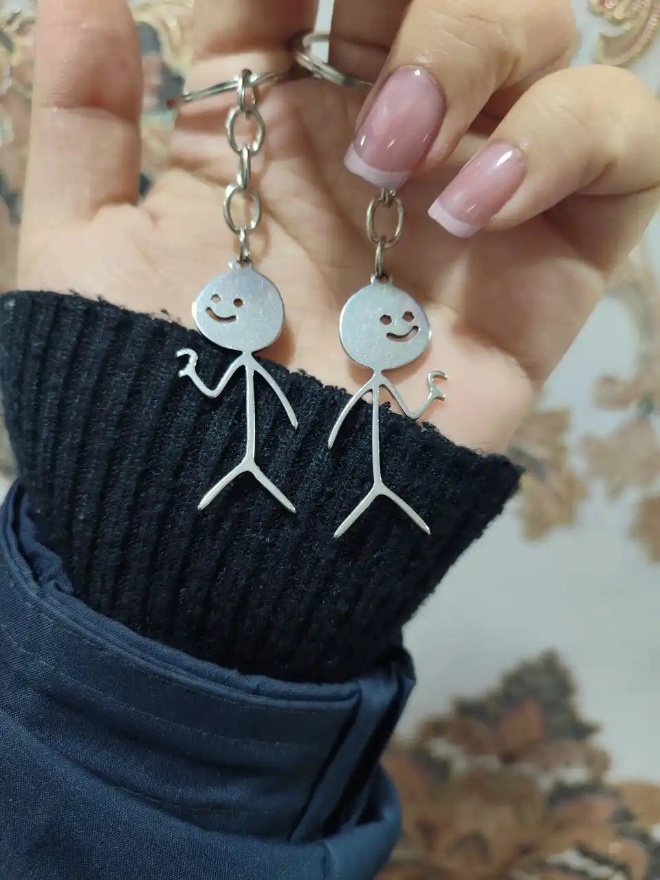 Парные брелки Stickman