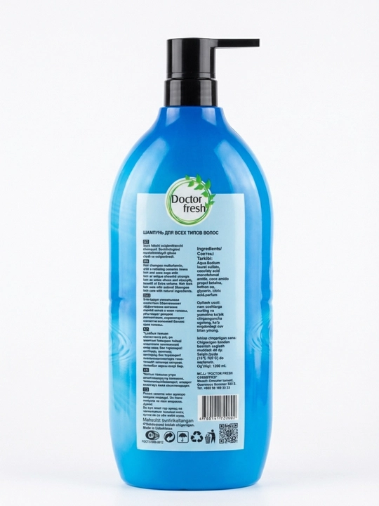Doctor Fresh "Botanic Terrace" shampuni, barcha turdagi sochlar uchun, 1200 ml