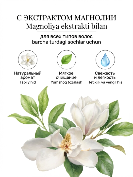 Doctor Fresh "Botanic Terrace" shampuni, barcha turdagi sochlar uchun, 1200 ml
