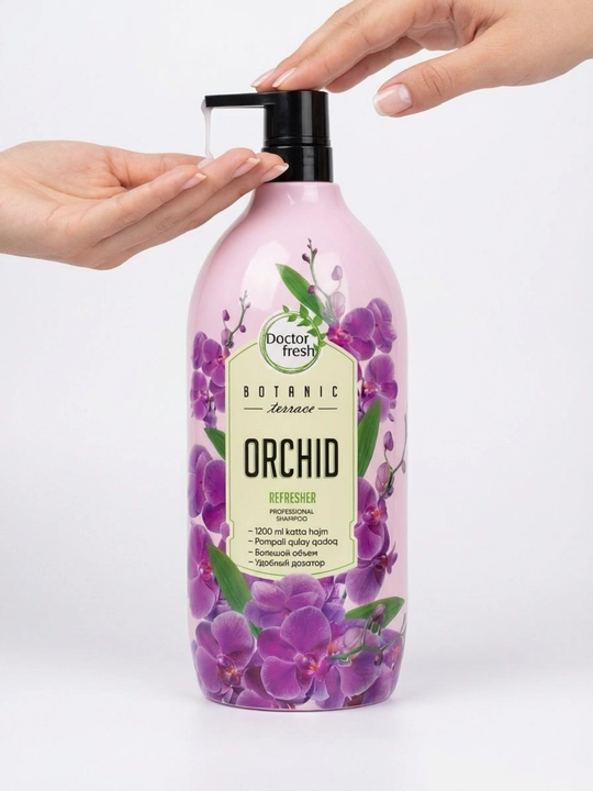 Doctor Fresh "Botanic Terrace" shampuni, barcha turdagi sochlar uchun, 1200 ml