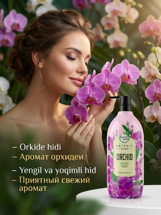 Doctor Fresh "Botanic Terrace" shampuni, barcha turdagi sochlar uchun, 1200 ml