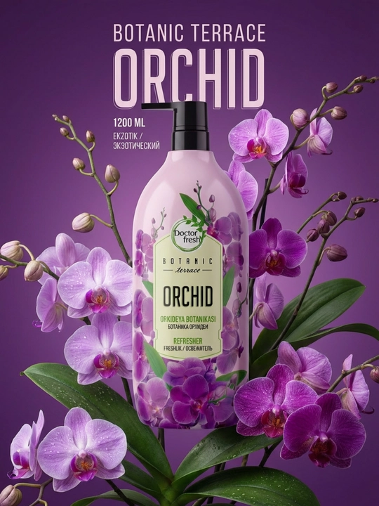 Doctor Fresh "Botanic Terrace" shampuni, barcha turdagi sochlar uchun, 1200 ml
