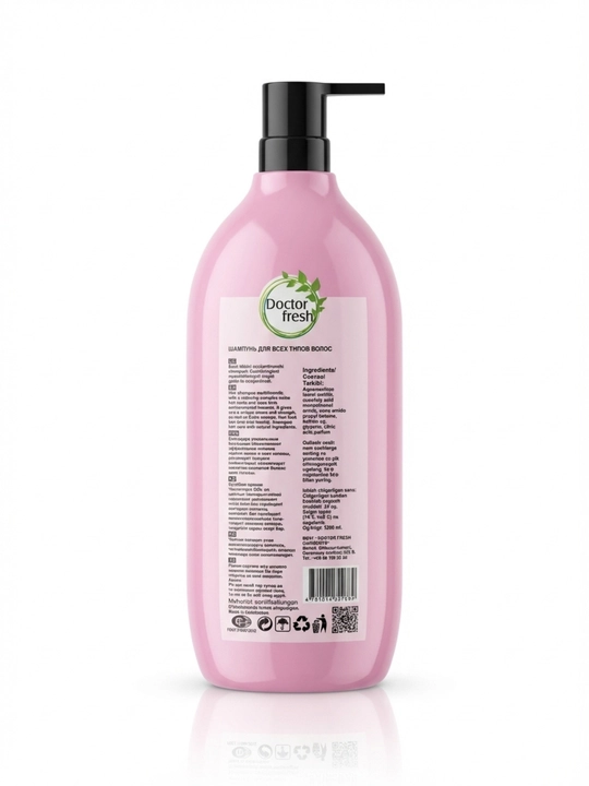 Doctor Fresh "Botanic Terrace" shampuni, barcha turdagi sochlar uchun, 1200 ml