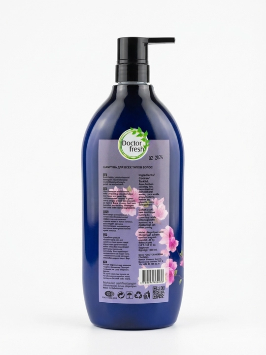 Doctor Fresh "Botanic Terrace" shampuni, barcha turdagi sochlar uchun, 1200 ml