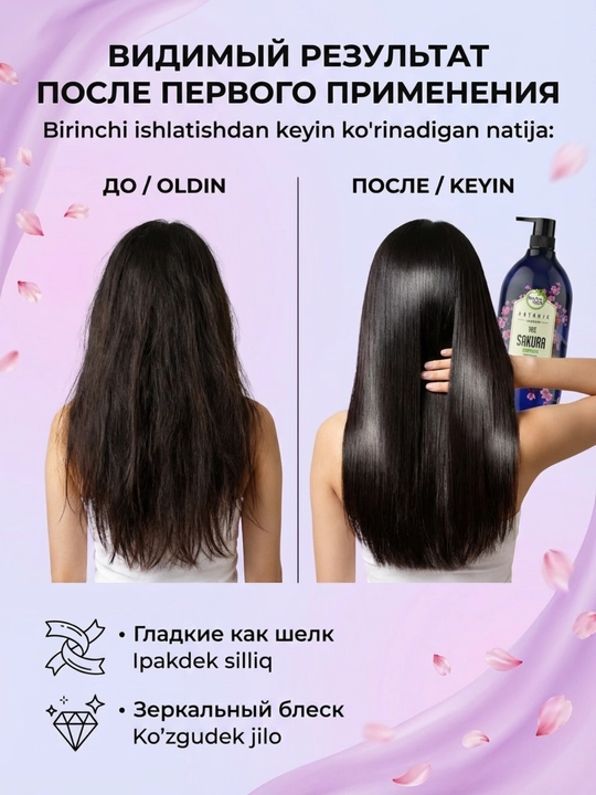Doctor Fresh "Botanic Terrace" shampuni, barcha turdagi sochlar uchun, 1200 ml