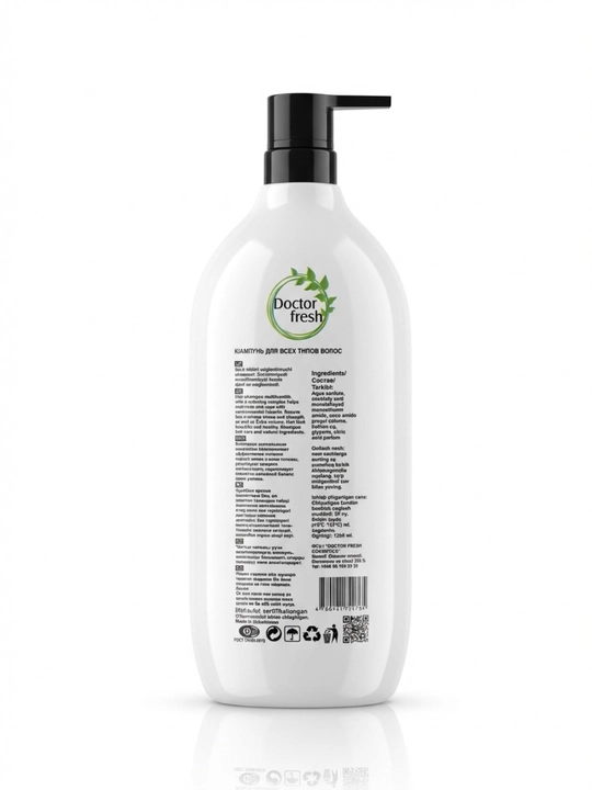 Doctor Fresh "Botanic Terrace" shampuni, barcha turdagi sochlar uchun, 1200 ml
