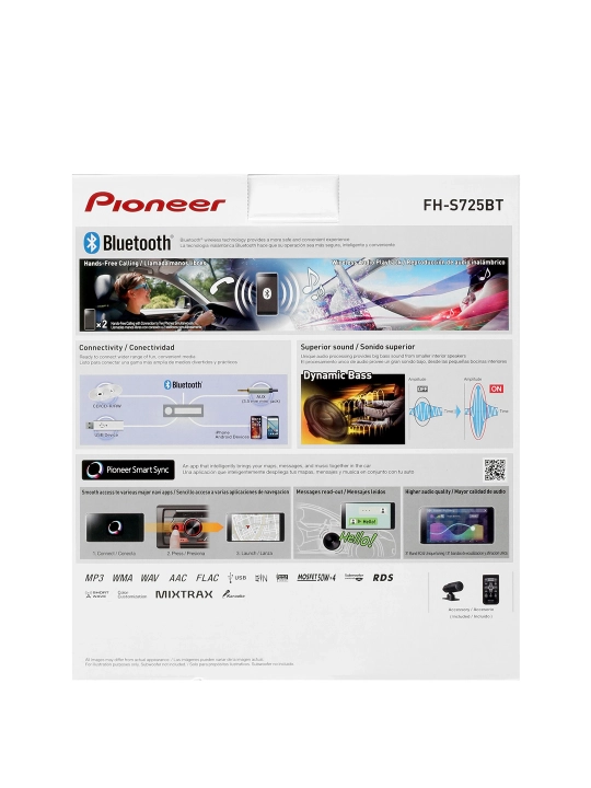 Автомагнитола Pioneer FH-S725BT