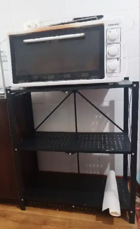 Стеллаж напольный, с утюгом, складной, на колесиках, для кухни и офиса, 3/4/5