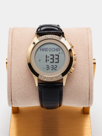 Женские часы водонепроницаемые,с напоминанием о времени молитвы Qibla Watch — ALFAJR7-FAJRAYOL-БЕЖЕВ