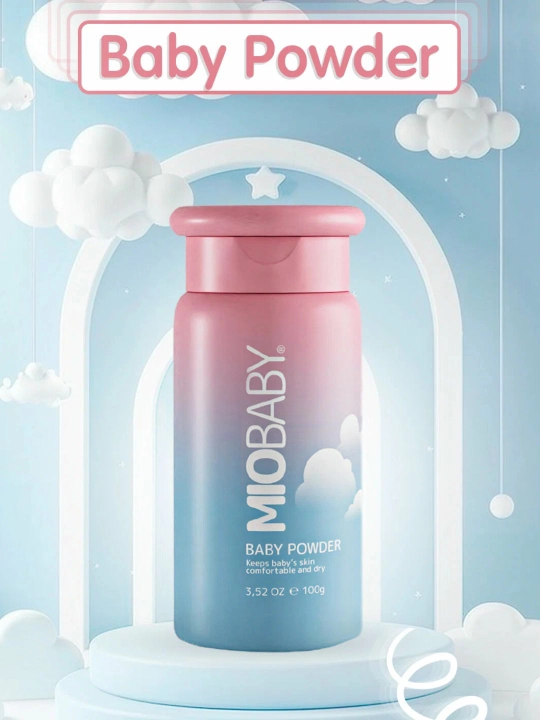 MIO BABY bolalar uchun kukun (prisypka), gipoallergen, aloe vera bilan, sezgir teri uchun, 50 g - 