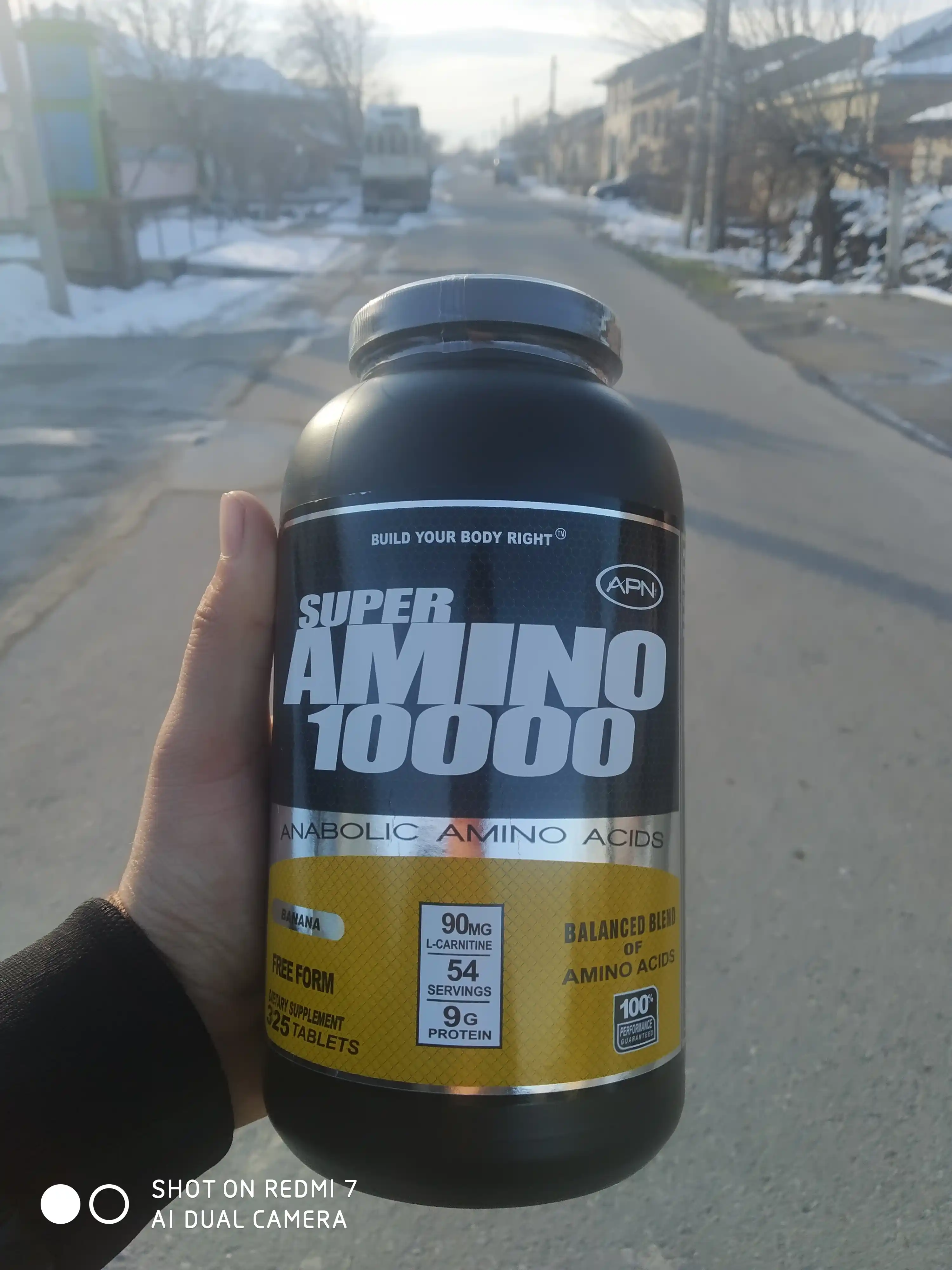 Amino APN 10000, banan, 325 tabletka