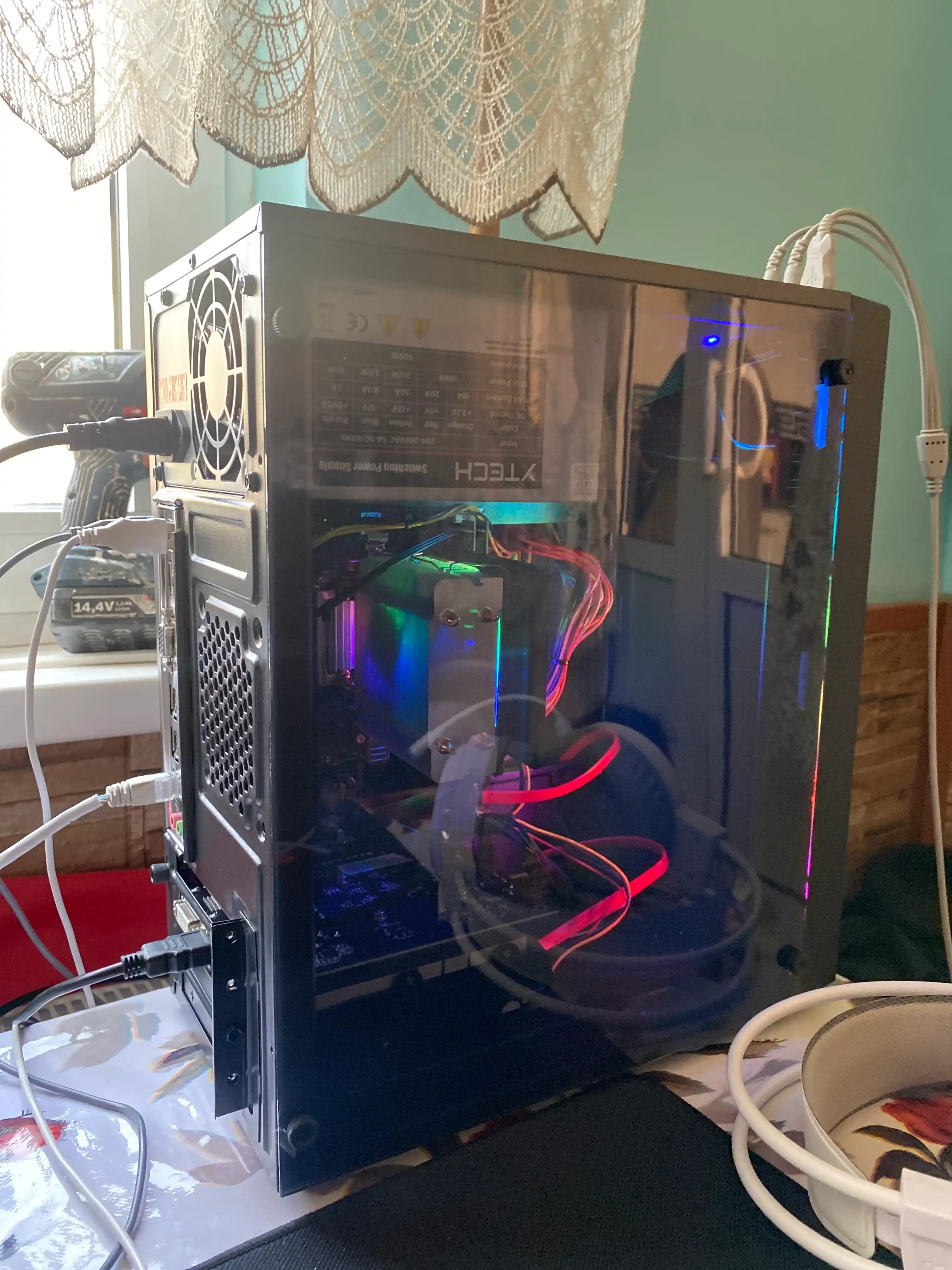Игровой компьютер Core i5 / RAM 16 ГБ / SSD 512 ГБ / RX 550 4 ГБ / RGB CASE
