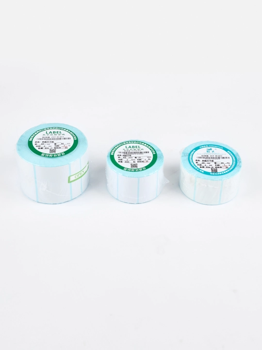 Termoetiketkalar, termoprinterlar uchun o‘zi yopishadigan stikerlar, roliklarda, 43 * 25 mm, 800 dona, 1 o‘ram