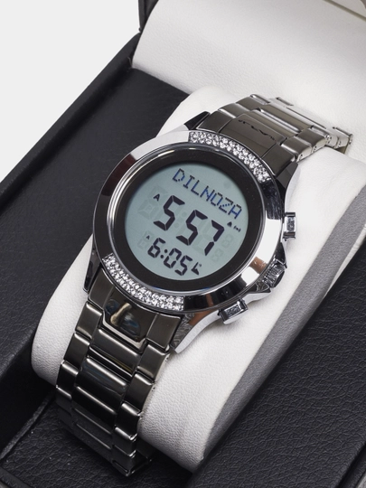 Женские часы водонепроницаемые,с напоминанием о времени молитвы Qibla Watch — ALFAJR7-FAJRAYOL-ЖЕЛТ