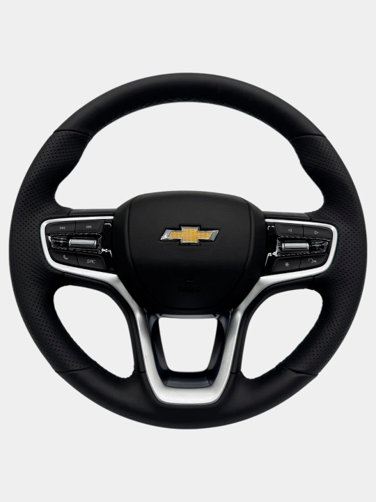 Руль Chevrolet мульти руль с кнопками черный дизайн