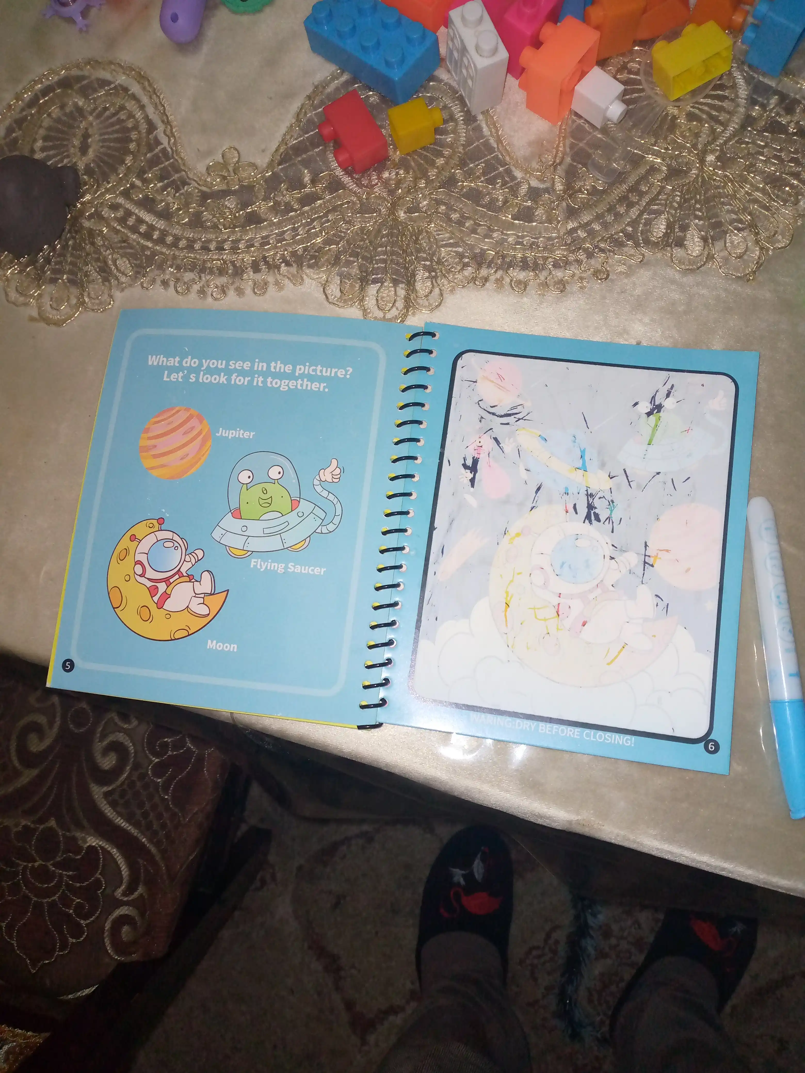 Magic Water Book многоразовая детская книжка для рисования водой