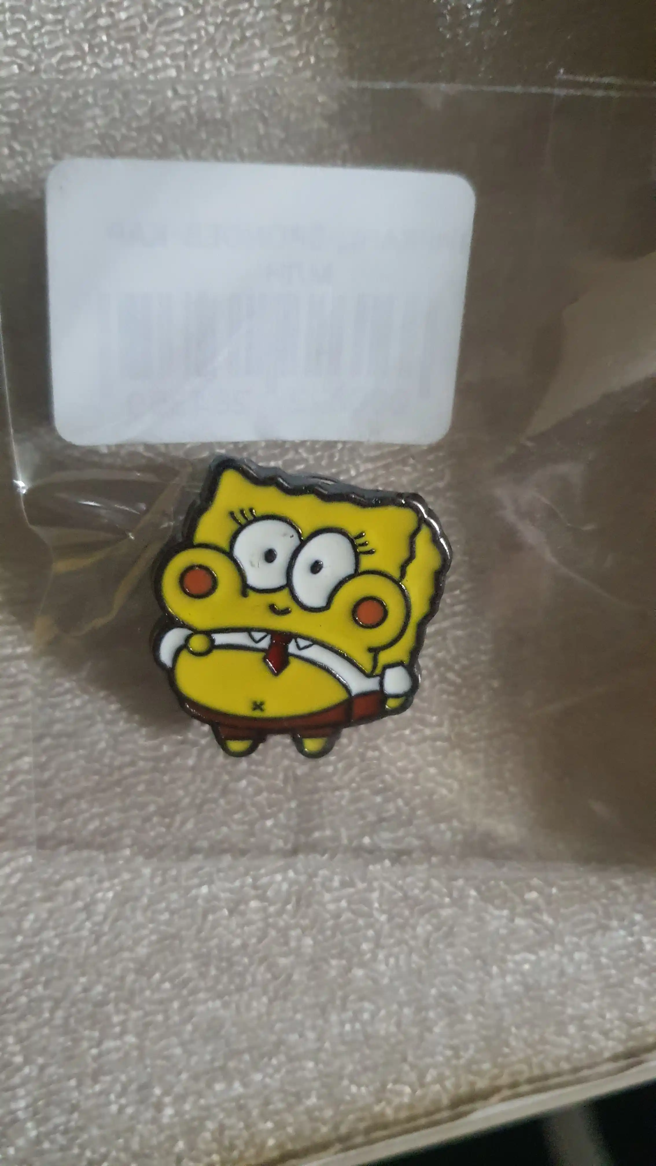 Металлические значки, пин на одежду "Губка Боб Квадратные Штаны, Sponge Bob Square Pants"