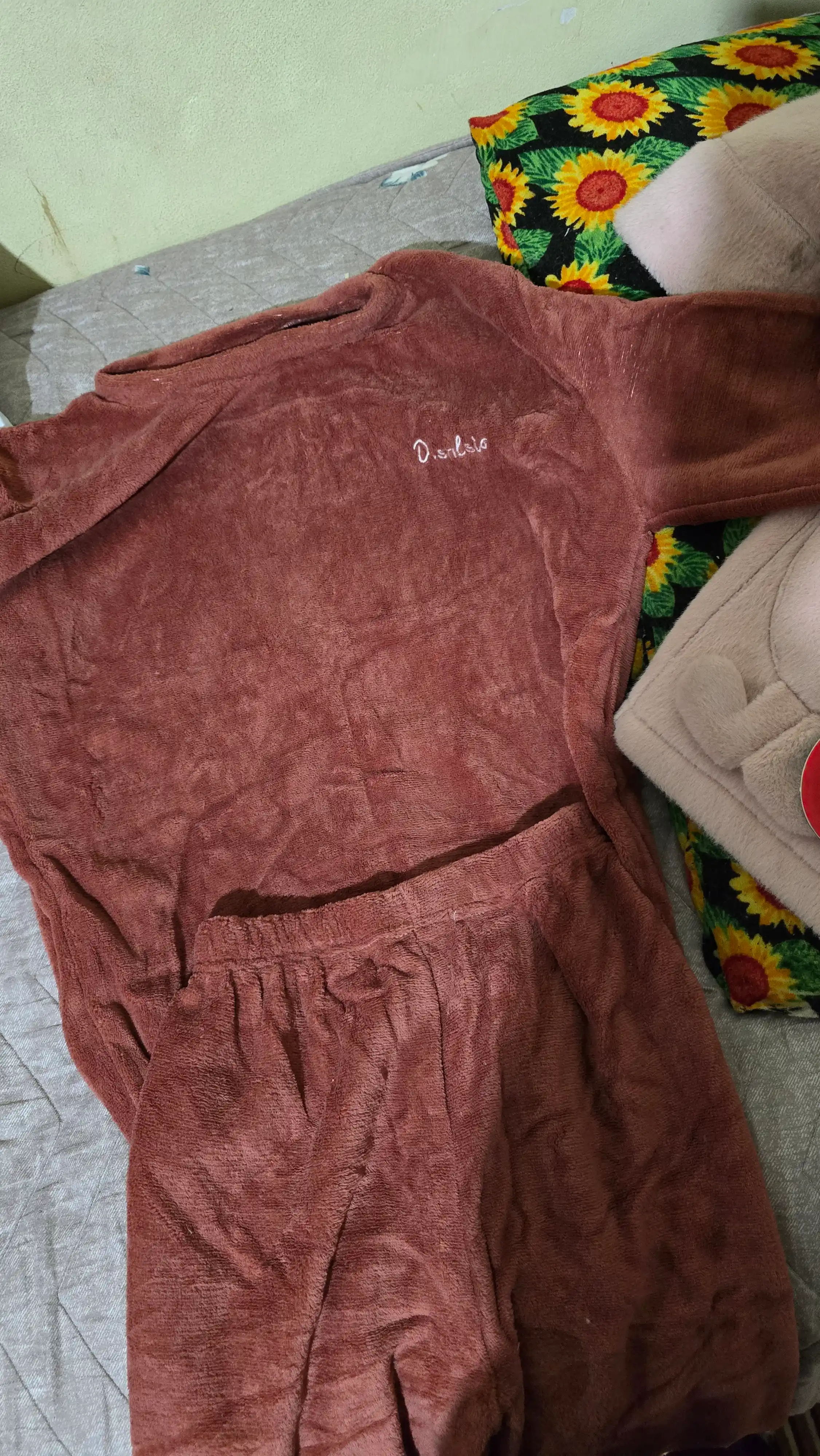Ayollar va qizlar uchun pijama, uy kiyimi, qishgi pijama dvoyka komplekt