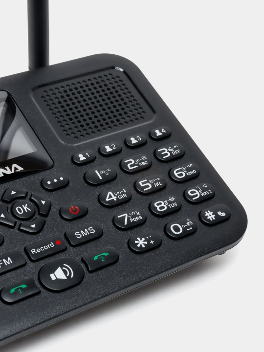 Statsionar simsiz uy telefoni GSM ZTE 600, 2 ta SIM karta, FM radio