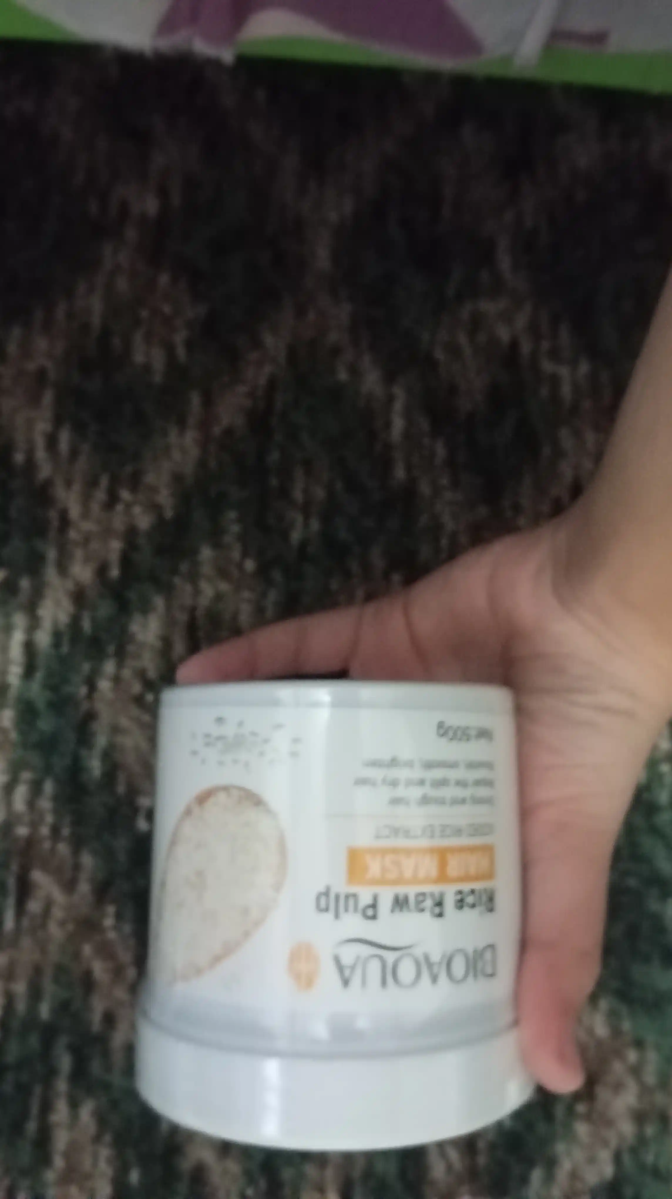 Маска для волос с экстрактом риса Bioaqua Rice Paw Pulp Hair Mask