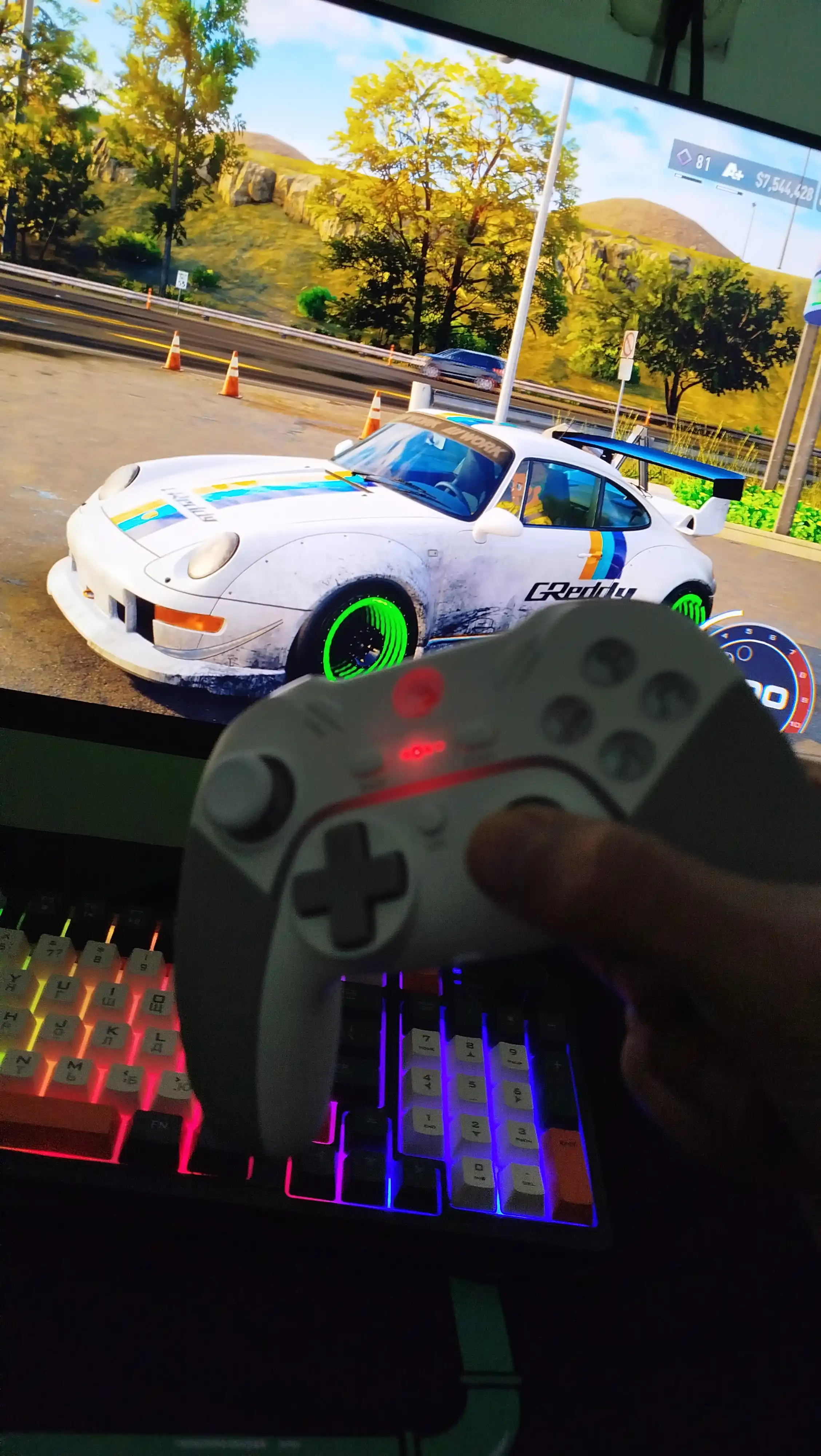 Simsiz geympad A4TECH Bloody GPW70 Sports Oq Joystik