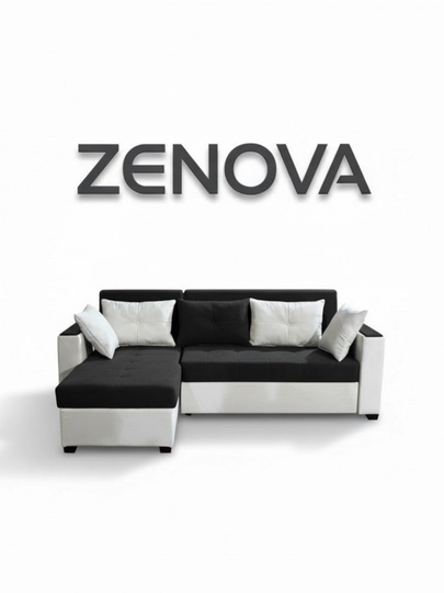 "ZENOVA" ,мягкая мебель, мебель, угловая мебель, кухонная мебель, мебель для гостиной — LOFTFUR-ZENOVA230X150-ЧЕРН-ZNOchap-ZNOdek-ZNOmato