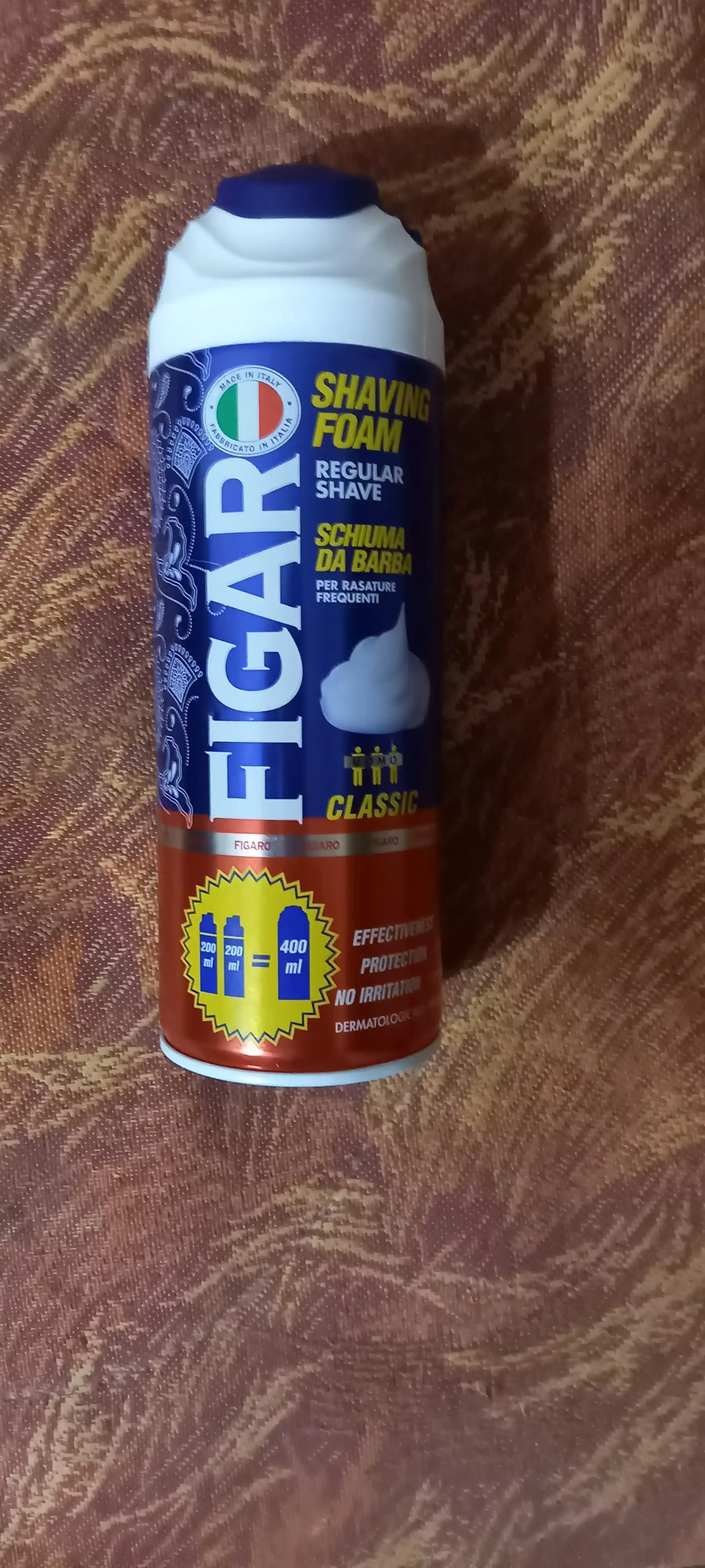 Пена для бритья Figaro Barba Classica, восстанавливающая, 400 мл