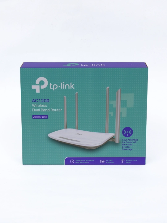 TP-LINK Archer C50 Wi-Fi routeri, 1200 Mbit/s gacha tezlik