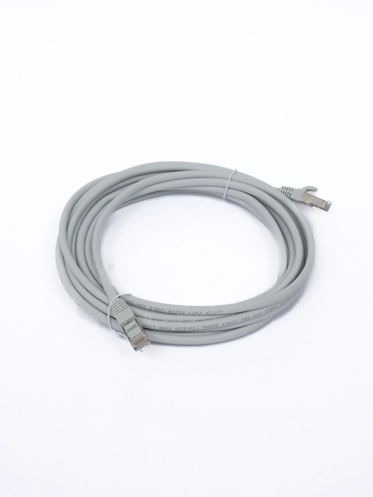 Кабель для интернета GCR PROF Cat.7 патч корд FTP 10 Гбит/с RJ45 24K  экранированный