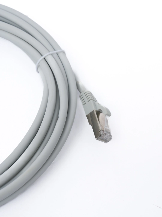 Кабель для интернета GCR PROF Cat.7 патч корд FTP 10 Гбит/с RJ45 24K  экранированный