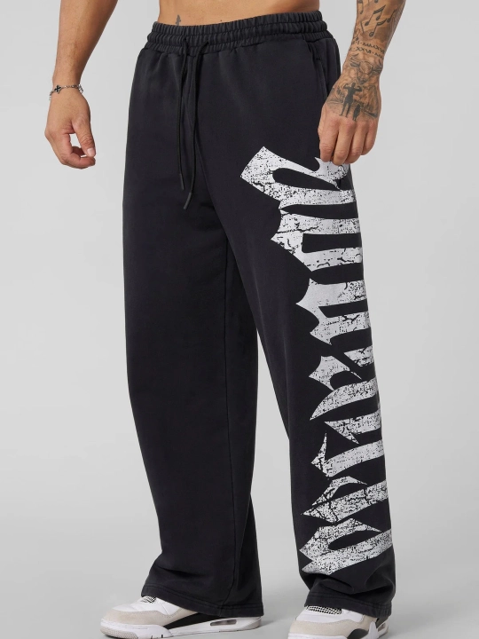 Мужские спортивные штаны YoungLA , streetwear стиль, для тренировок и повседневной носки - 