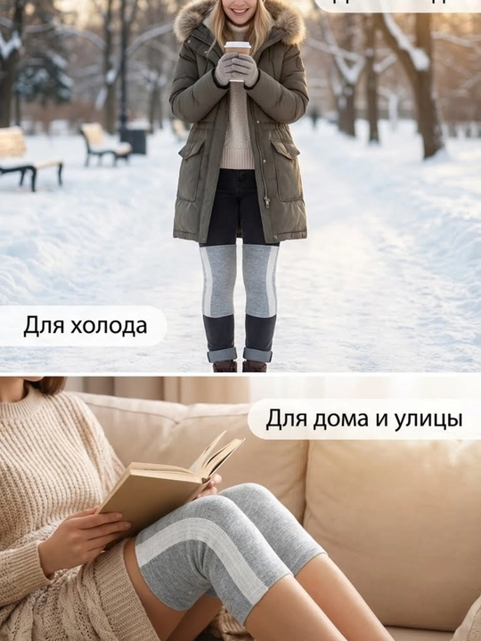 Наколенники согревающие, эластичные, для спорта и повседневного использования