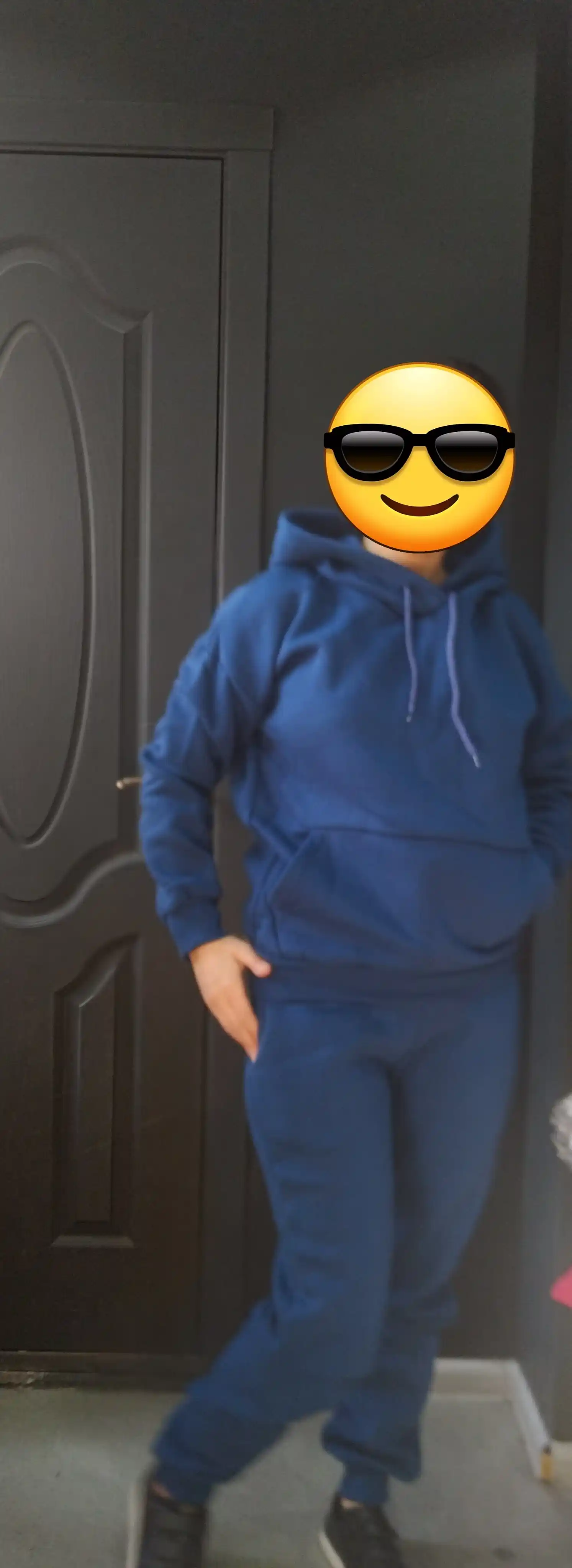 Ayollar Sport kostyumi, oversize, turmagi bilan