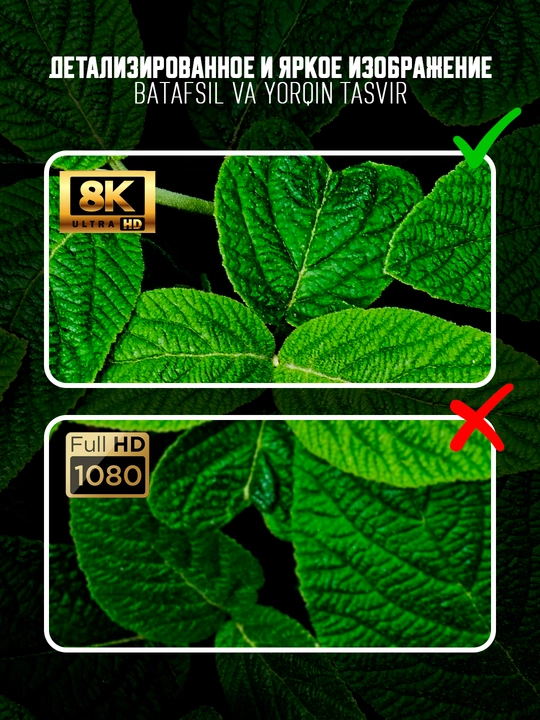 Smart TV pristafka Android TV Box 4K, WiFi, IPTV, Televizor uchun smart pristavkasi