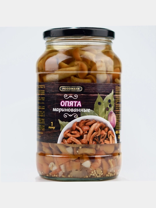 FOODMAXX marinadlangan opyata qo‘ziqorinlari 1000 ml - 