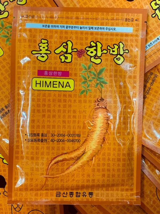 Согревающий пластырь с женьшенем, бренд Himena