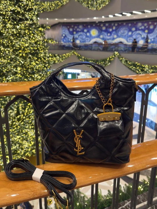 VELMORA Eco YS-naqshli ayollar charm sumkasi + brelok