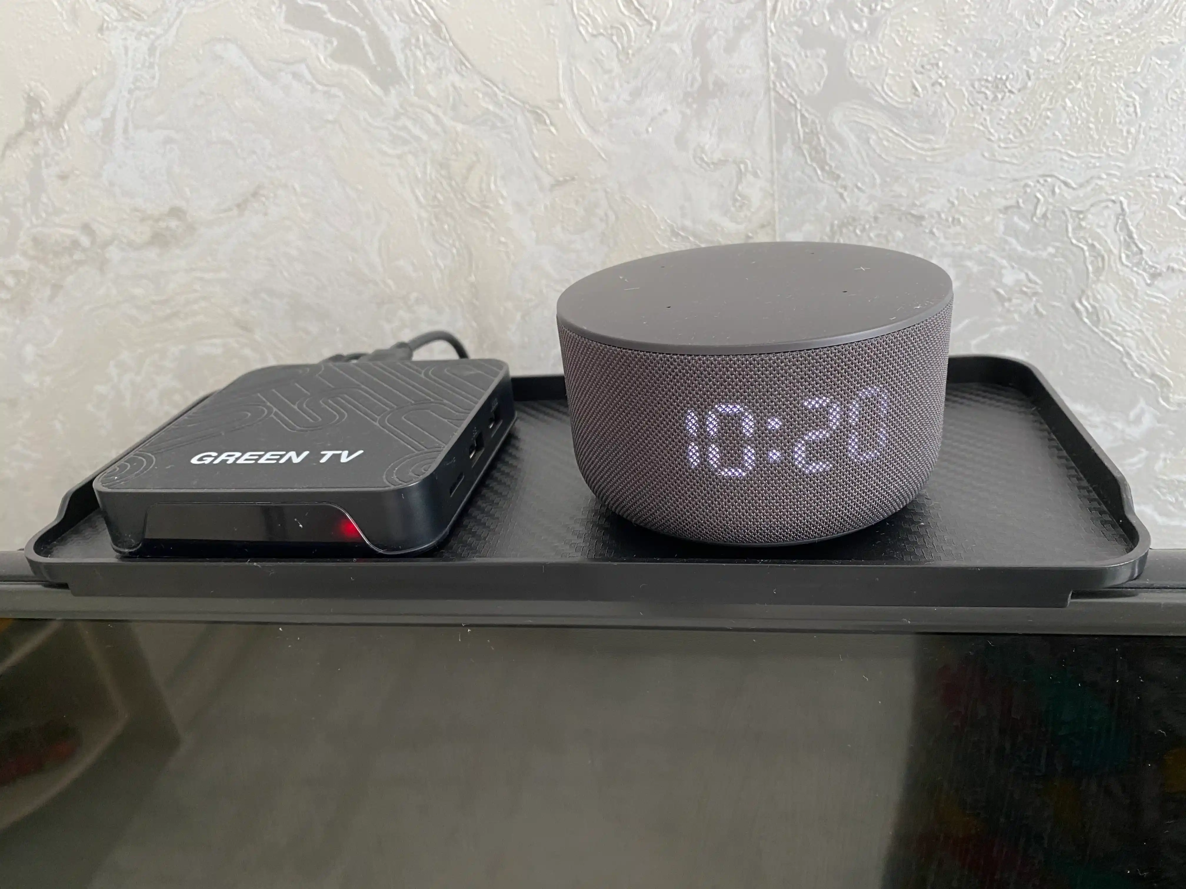 Полка для роутера, полка на телевизор, подставка для тюнера, DVD, WiFi роутер, SMART BOX