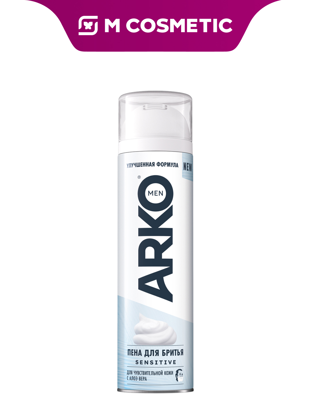 ARKO Sensetive ko'pik D / soqol 200ml (Eviap): 6/24 - 