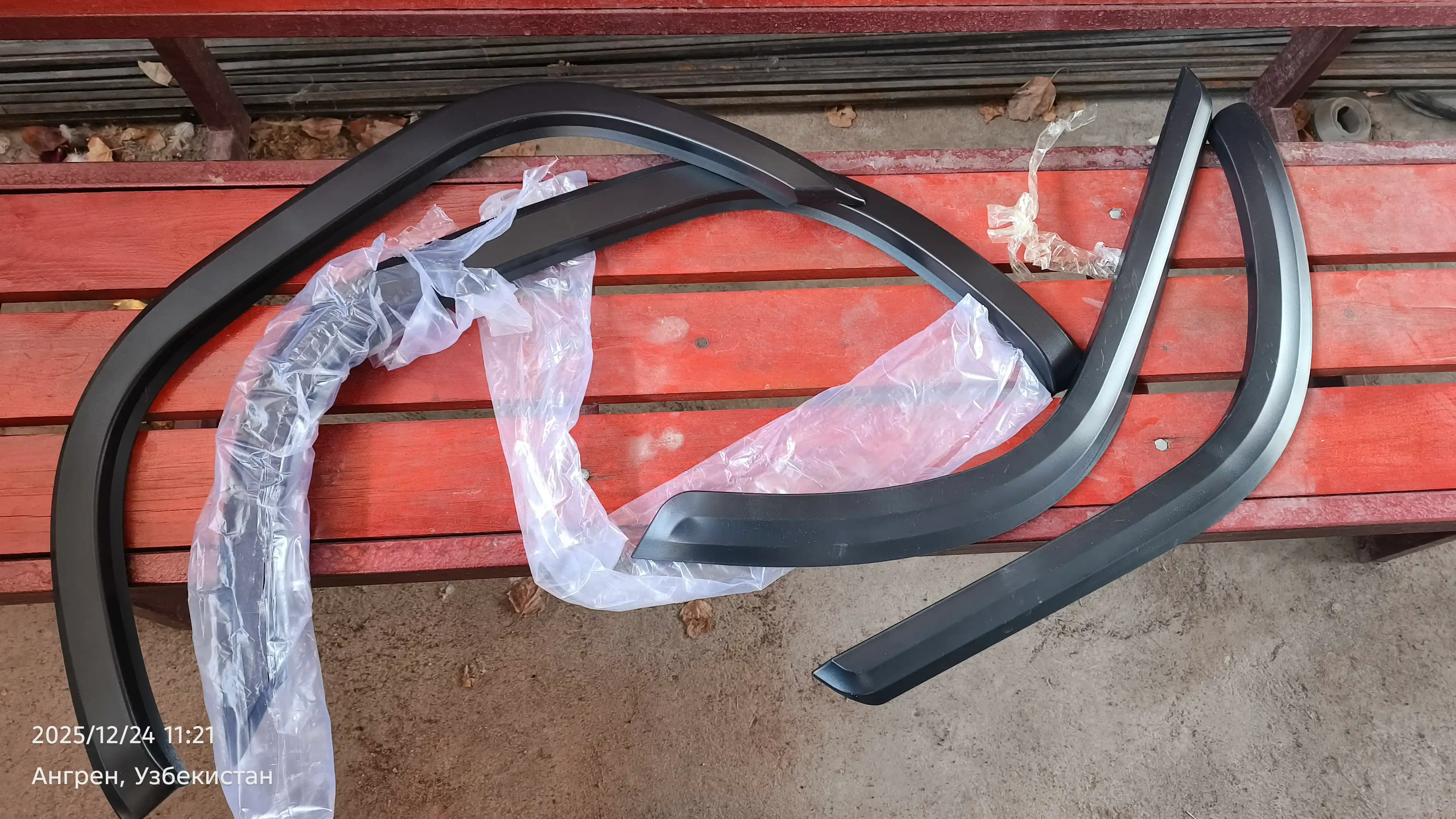 Damas avtomobillari uchun plastik qanot qoplamalari, 6 dona, barcha qanotlar uchun