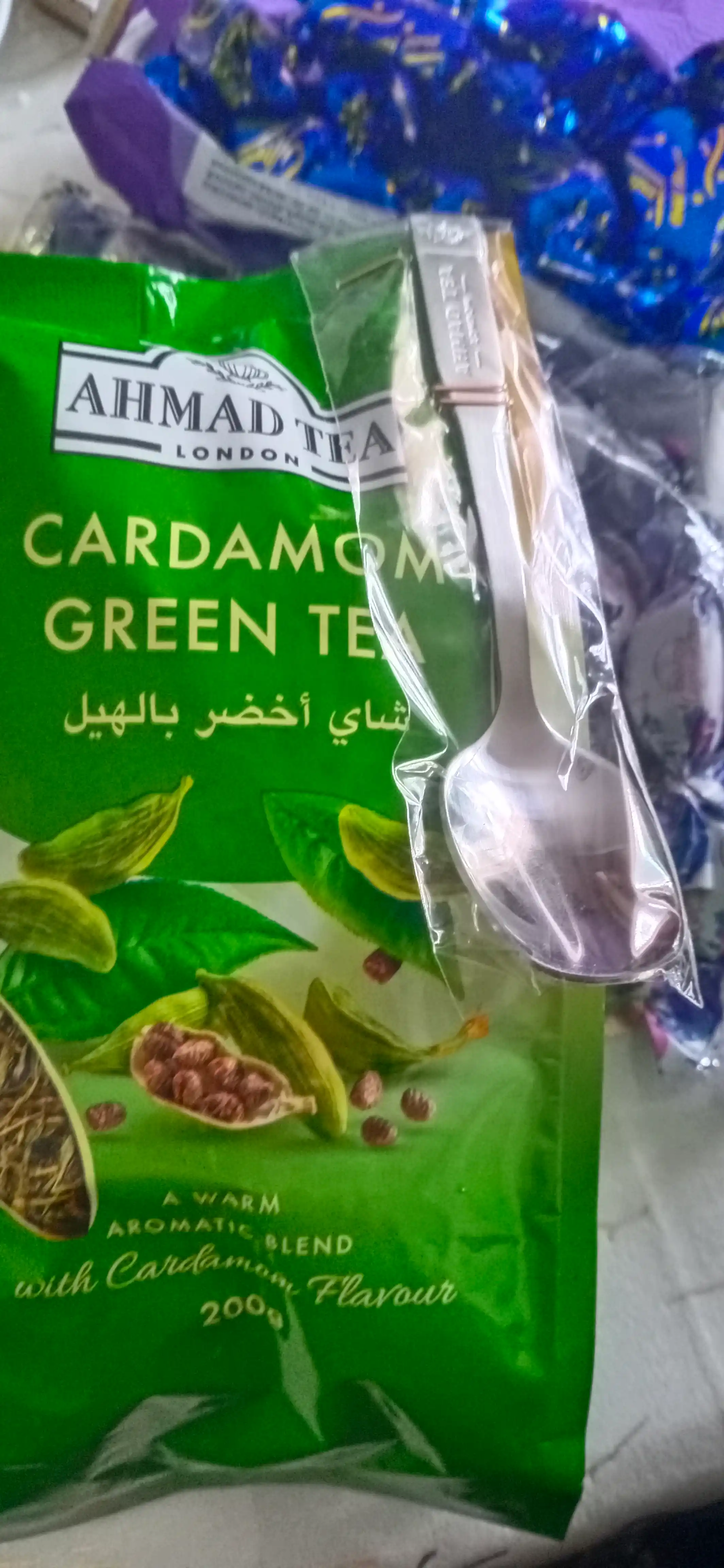 Yashil choy Ahmad Tea, Kardamon 200gr (1753)