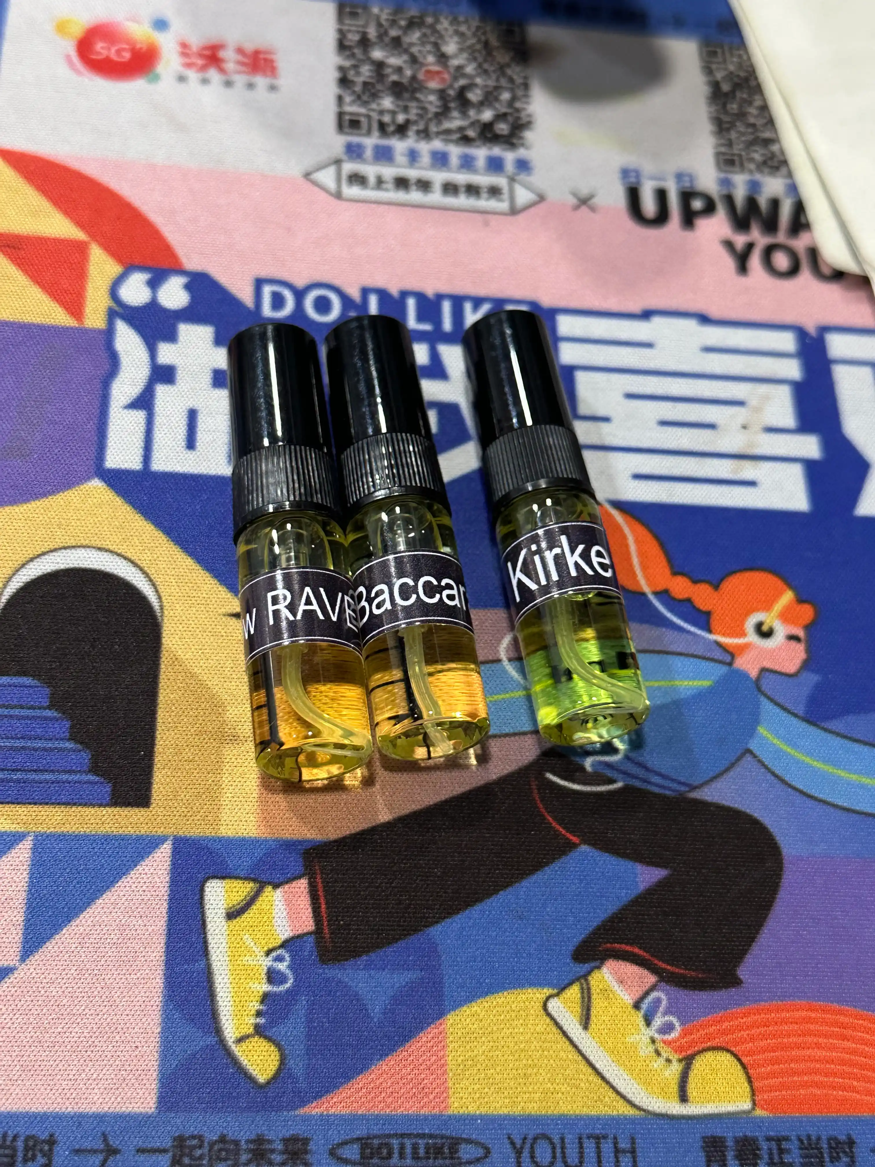 Ayollar atiri, Baccarat, Now Rave, Kirke, 1 ml, 3 ml, 5 ml, 10 ml, 20 ml