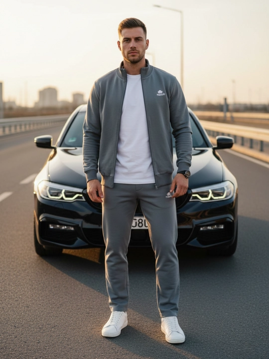 Erkaklar uchun kuz va qish mavsumi sport kostyumi (ikkilik)