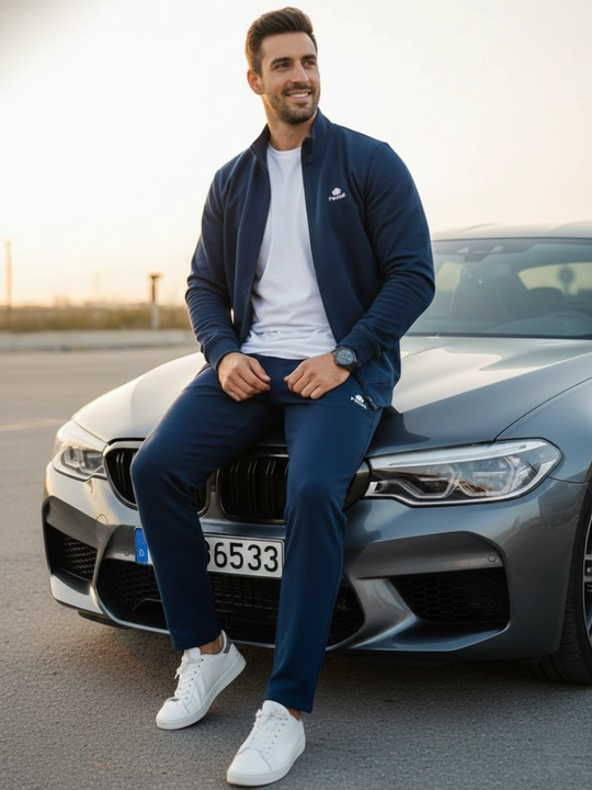 Erkaklar uchun kuz va qish mavsumi sport kostyumi (ikkilik)