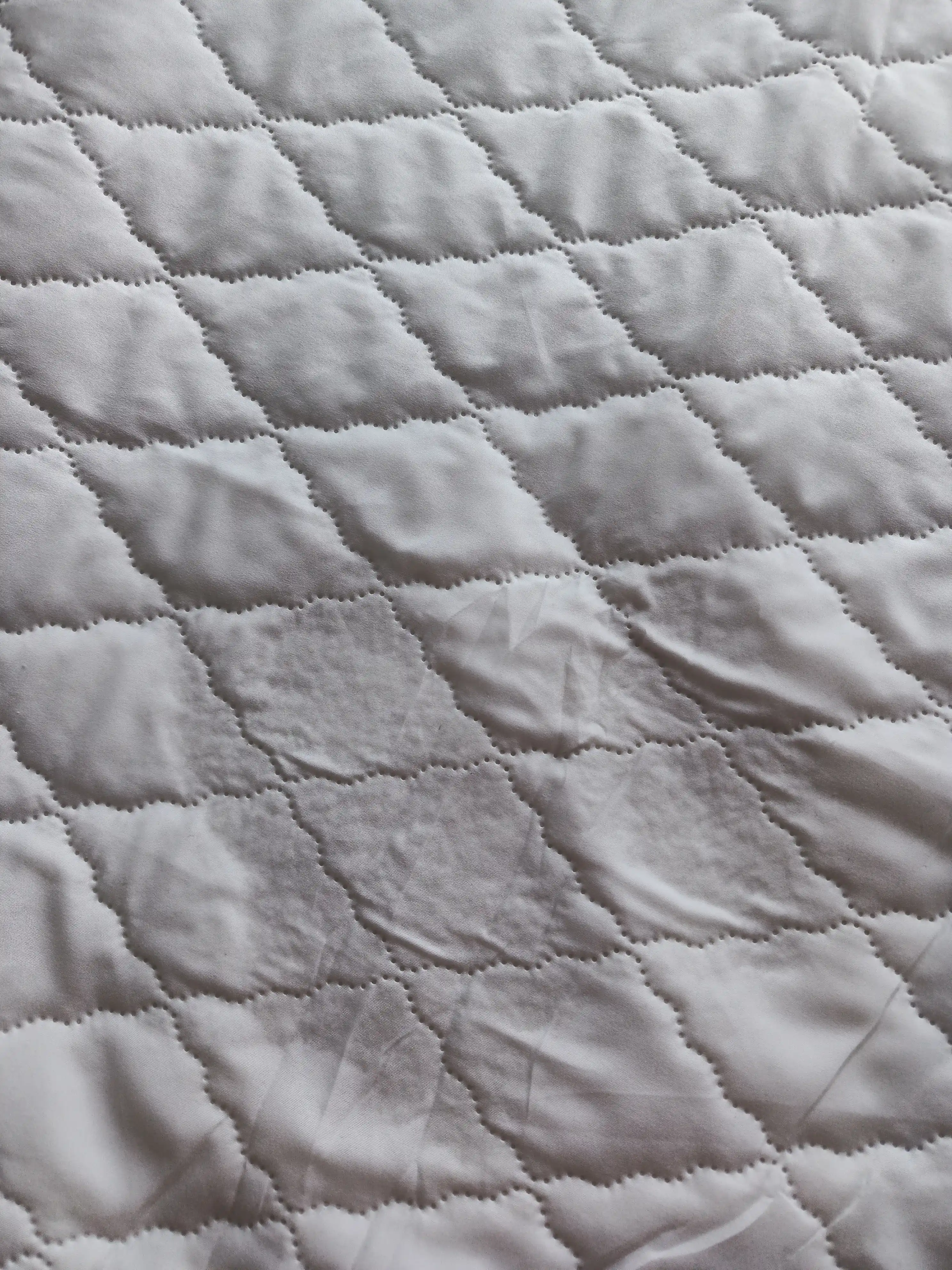 Наматрасник непромокаемый, с бортами, белый чехол на матрас, стеганный