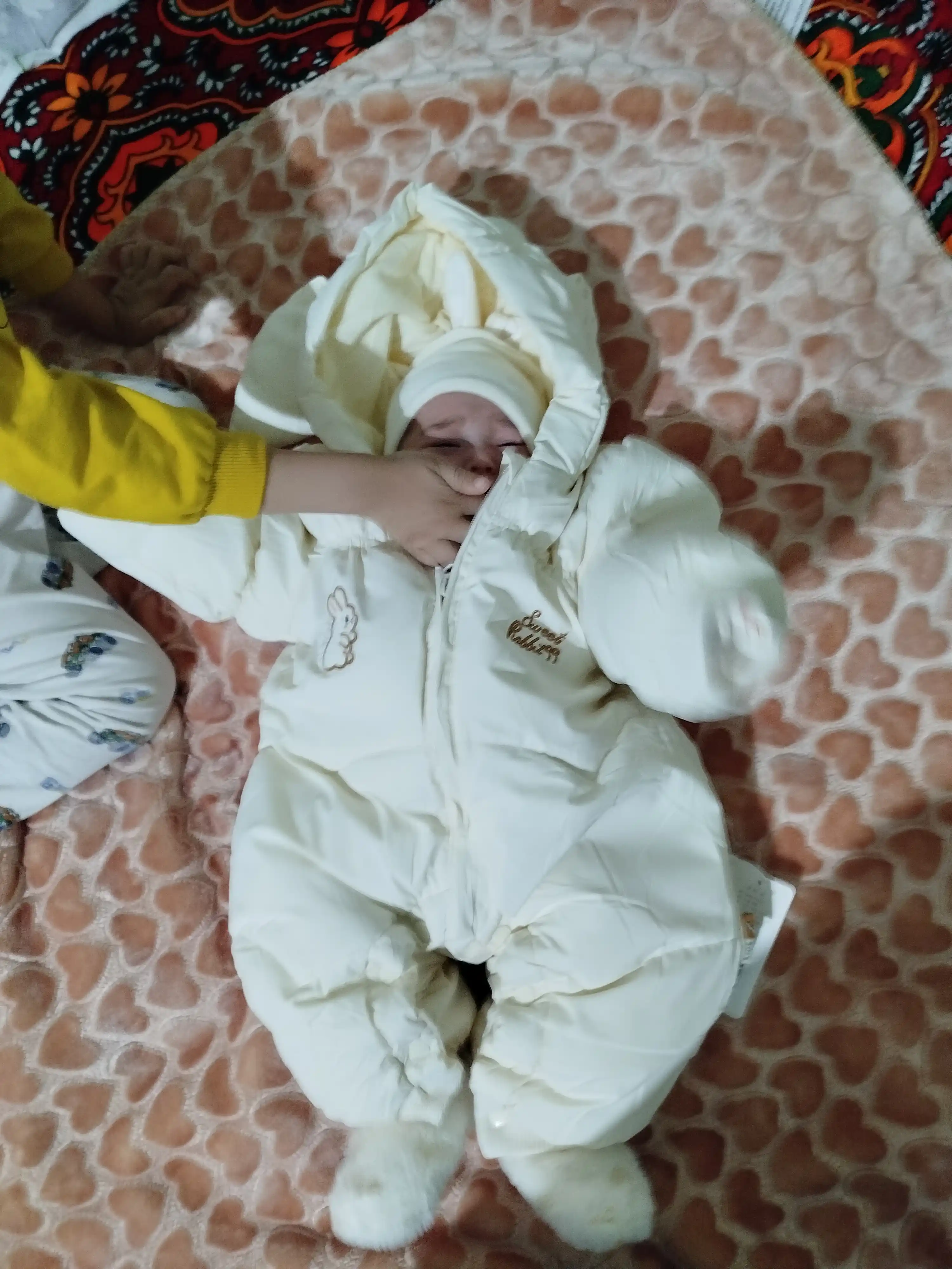 Комбинезон для новорожденных, зимний, теплый, детский, осень зима, для малыша