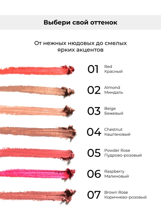 Карандаш для губ гелевый Base/Gel lip pencil Base Lic